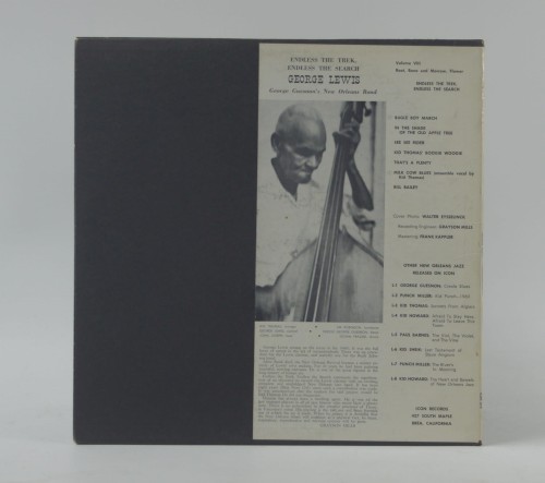 GEORGE LEWIS - "ENDLESS THE TREK ENDLESS THE SEARCH" 1963 US