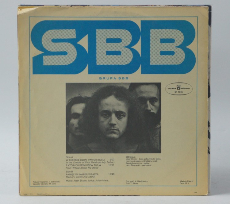 Winyl SBB - "SBB 3 PAMIĘĆ" 1976 Poland