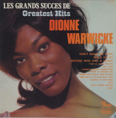 DIONNE WARWICKE - "LES GRANDS SUCCES DE DIONNE WARWICKE" 1973 France