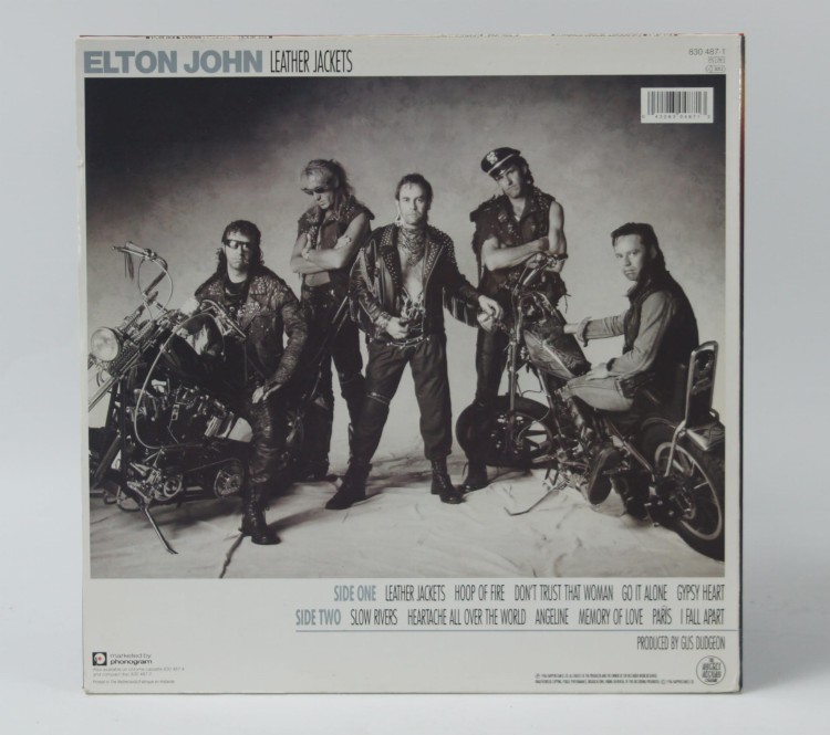 Winyl ELTON JOHN - "LEATHER JACKETS" 1986 Europe
