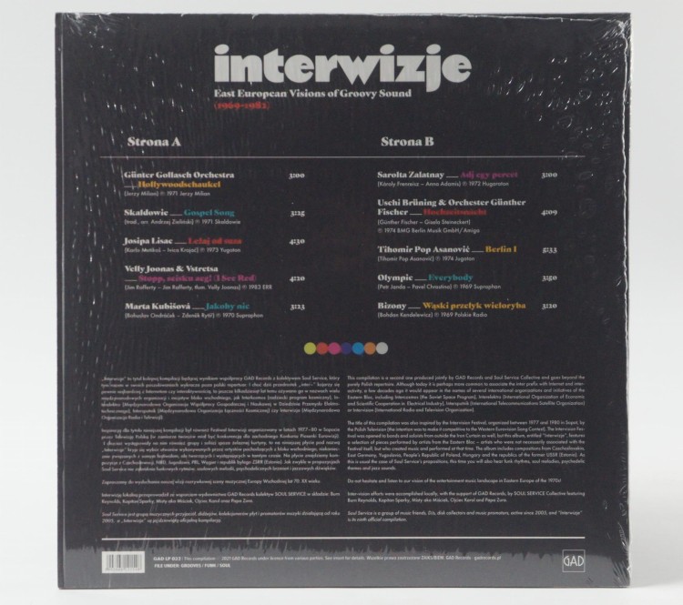 VARIOUS - "INTERWIZJE. EAST EUROPEAN VISIONS OF GROOVY SOUND (1969-1982)"