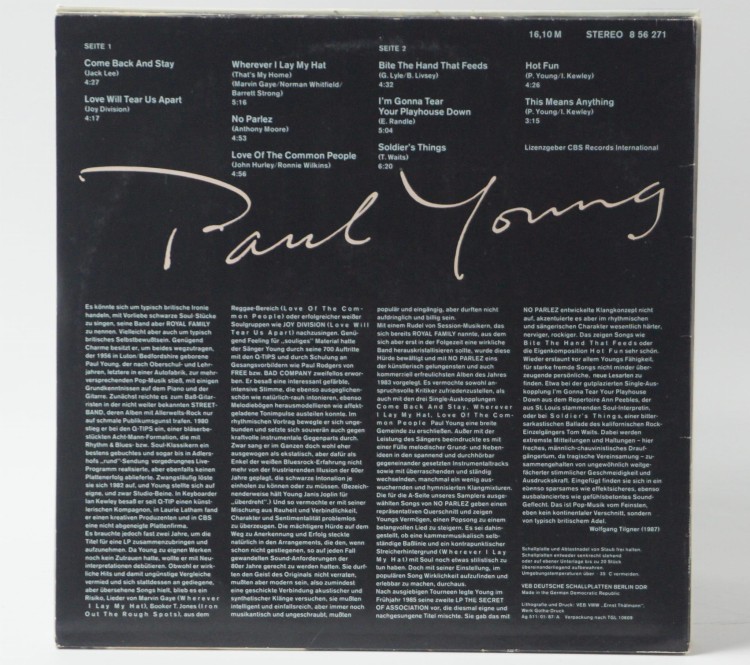 PAUL YOUNG - "PAUL YOUNG"