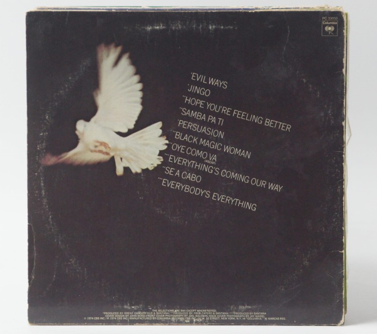 SANTANA - "SANTANA'S GREATEST HITS"