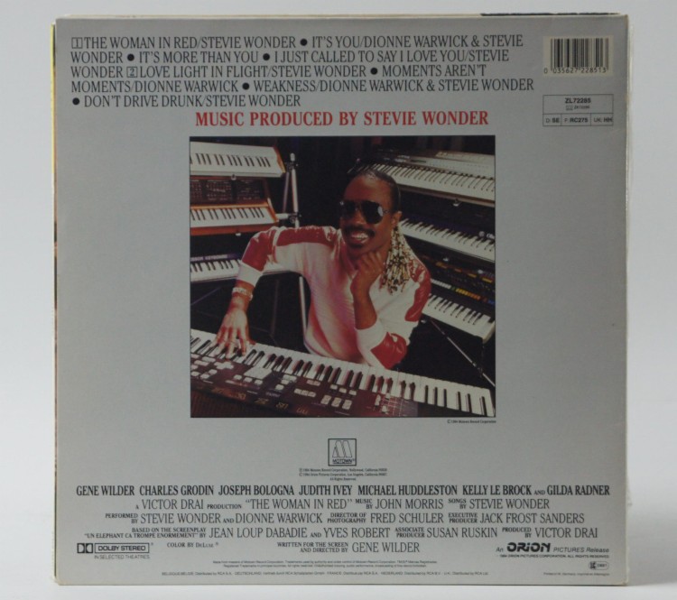 STEVIE WONDER - "THE WOMAN IN RED (SELECTIONS FROM THE ORIGINAL MOTION PICTURE SOUNDTRACK)"