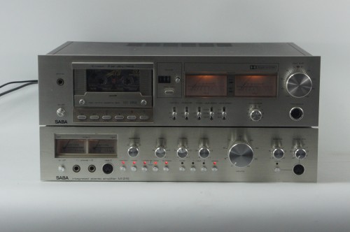 ZESTAW WZMACNIACZ SABA MI 215 + MAGNETOFON SABA CD 262