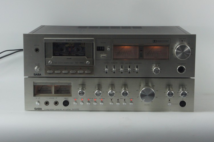 ZESTAW WZMACNIACZ SABA MI 215 + MAGNETOFON SABA CD 262