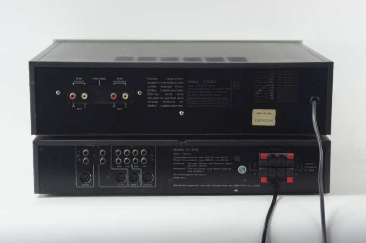 ZESTAW WZMACNIACZ SABA MI 215 + MAGNETOFON SABA CD 262