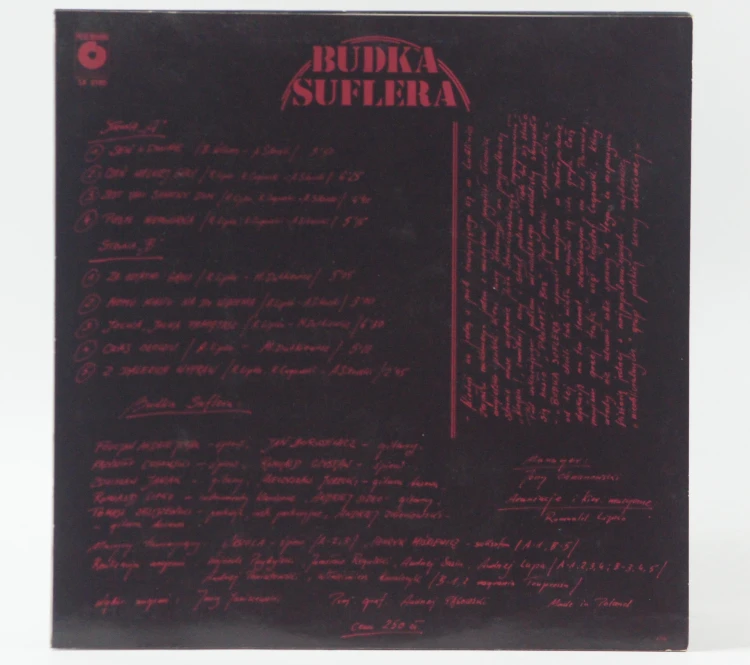 BUDKA SUFLERA - "1974 - 1984"