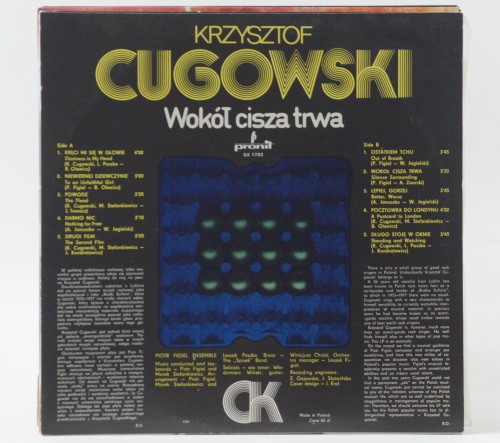 KRZYSZTOF CUGOWSKI, PIOTR FIGIEL ENSEMBLE - "WOKÓŁ CISZA TRWA"