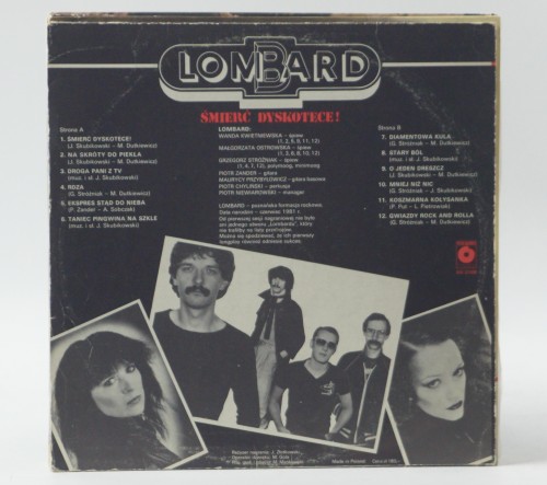 LOMBARD - "ŚMIERĆ DYSKOTECE!"