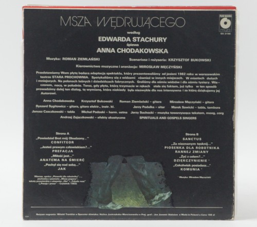 EDWARD STACHURA, ANNA CHODAKOWSKA - "MSZA WĘDRUJĄCEGO"