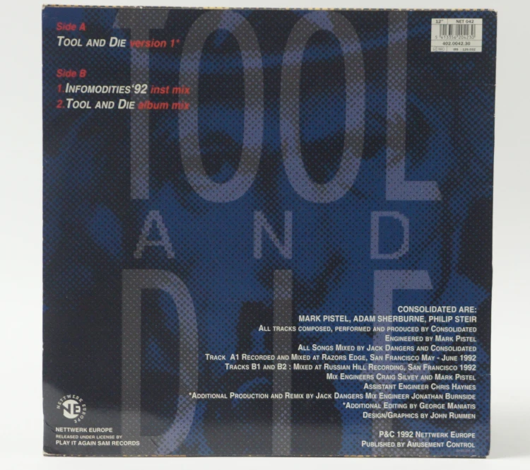 CONSOLIDATED - "TOOL AND DIE"