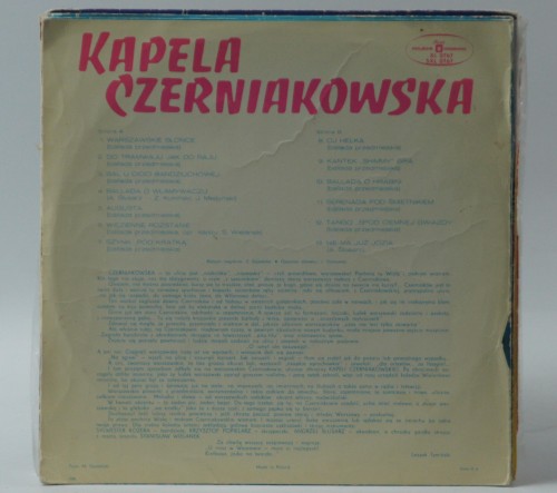 KAPELA CZERNIAKOWSKA - "BALLADY PRZEDMIEJSKIE"