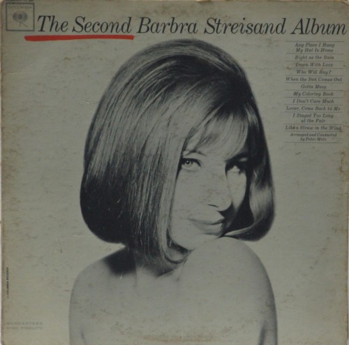 BARBRA STREISAND - "THE SECOND BARBRA STREISAND ALBUM"