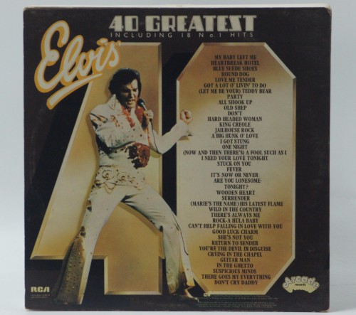 ELVIS PRESLEY - "ELVIS' 40 GREATEST"