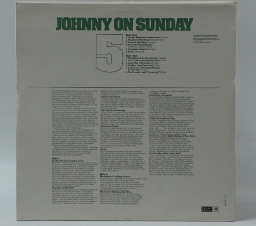 JOHNNY CASH - "JOHNNY ON SUNDAY"